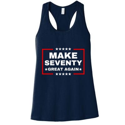 Make Seventy Great Again Funny Birthday Make 70 Great Again Womens Tank Top