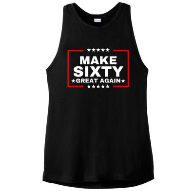 Make Sixty Great Again Ladies PosiCharge Tri-Blend Wicking Tank