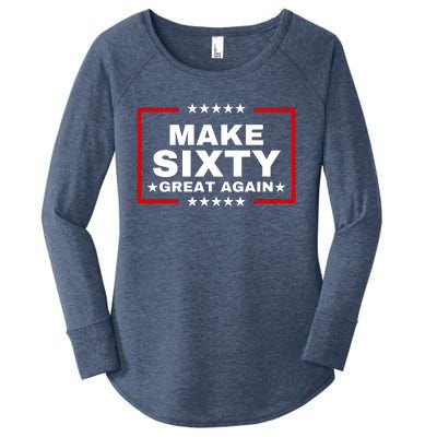 Make Sixty Great Again Women's Perfect Tri Tunic Long Sleeve Shirt