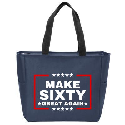 Make Sixty Great Again Zip Tote Bag