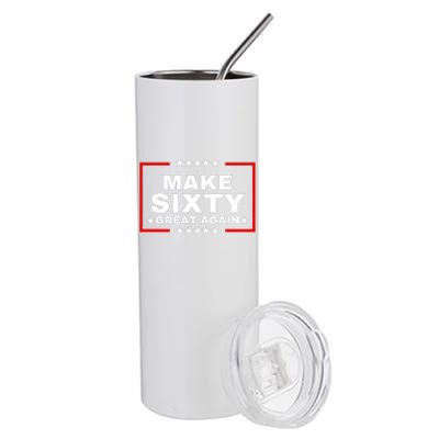 Make Sixty Great Again Stainless Steel Tumbler