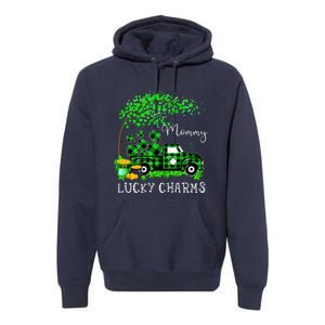 Mommy Shamrock Graphic Truck St Patricks Day Premium Hoodie