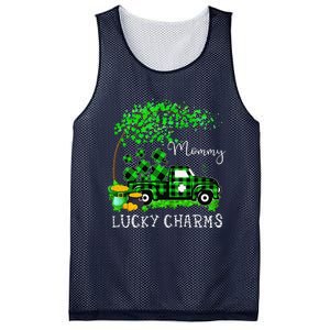 Mommy Shamrock Graphic Truck St Patricks Day Mesh Reversible Basketball Jersey Tank