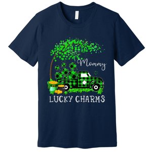 Mommy Shamrock Graphic Truck St Patricks Day Premium T-Shirt