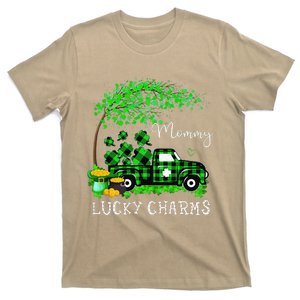 Mommy Shamrock Graphic Truck St Patricks Day T-Shirt