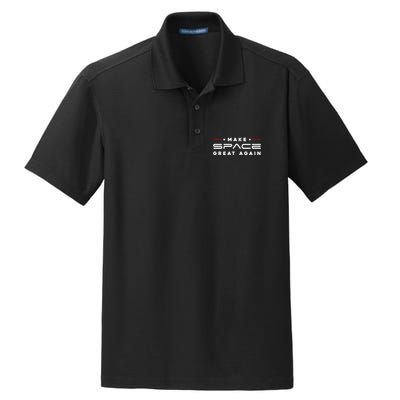 Make Space Great Again Trump 2024 Dry Zone Grid Polo