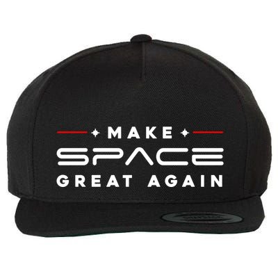 Make Space Great Again Trump 2024 Wool Snapback Cap