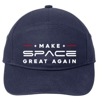 Make Space Great Again Trump 2024 7-Panel Snapback Hat