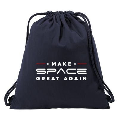 Make Space Great Again Trump 2024 Drawstring Bag