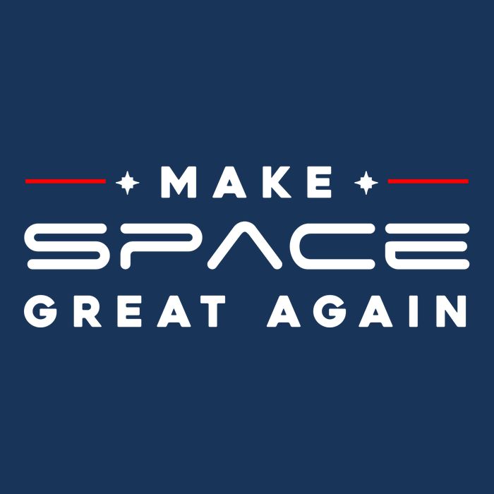 Make Space Great Again Trump 2024 Drawstring Bag