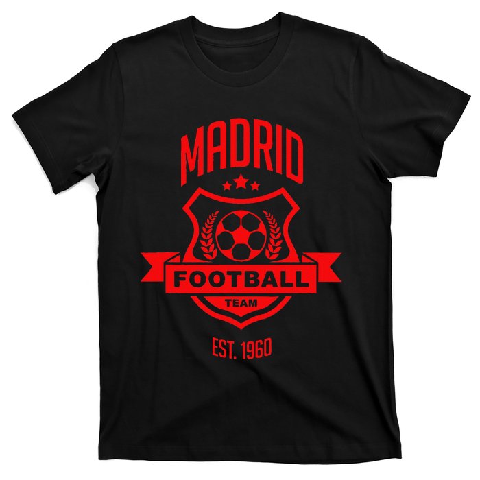 Madrid Spain Game Day Atletico Sport Soccer Fan Gift T-Shirt