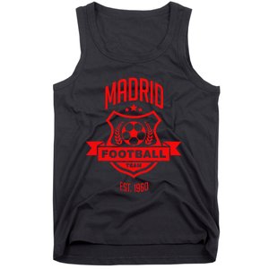 Madrid Spain Game Day Atletico Sport Soccer Fan Gift Tank Top