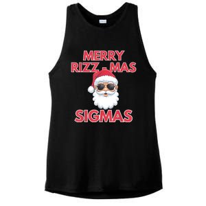 Merry Sigmas Gen Alpha Middle School Christmas Ladies PosiCharge Tri-Blend Wicking Tank