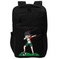 Mexico Soccer Girl Dabbing Impact Tech Backpack