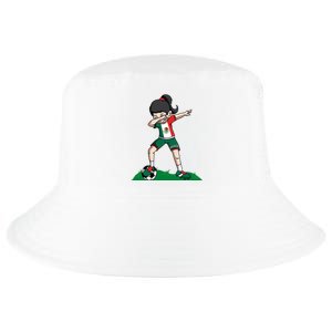 Mexico Soccer Girl Dabbing Cool Comfort Performance Bucket Hat