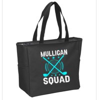 Mulligan Squad Golf Team Golfer Golfing Stocking Stuffer Zip Tote Bag