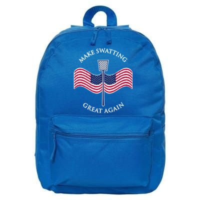 Make Swatting Great Again In America Usa Funny Cool Gift 16 in Basic Backpack