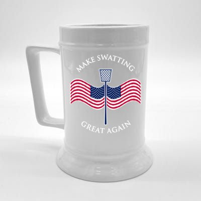 Make Swatting Great Again In America Usa Funny Cool Gift Beer Stein