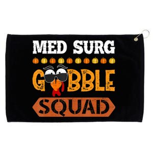 Med Surg Gobble Squad Medical Surgical Nurse Rn Thanksgiving Grommeted Golf Towel