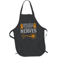 Multiple Sclerosis Gets On My Nerves Awareness Orange Apron