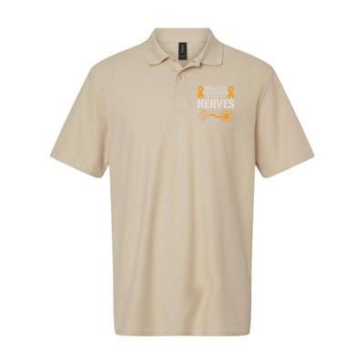 Multiple Sclerosis Gets On My Nerves Awareness Orange Polo