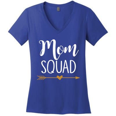 Mom Squad Gift Women's V-Neck T-Shirt