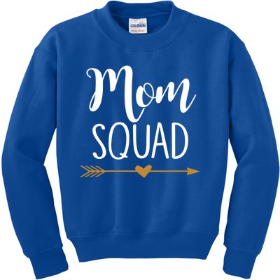 Mom Squad Gift Kids Sweatshirt