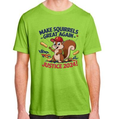 Make Squirrels Great Again Justice 2024 Peanut Adult ChromaSoft Performance T-Shirt