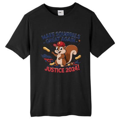 Make Squirrels Great Again Justice 2024 Peanut Tall Fusion ChromaSoft Performance T-Shirt