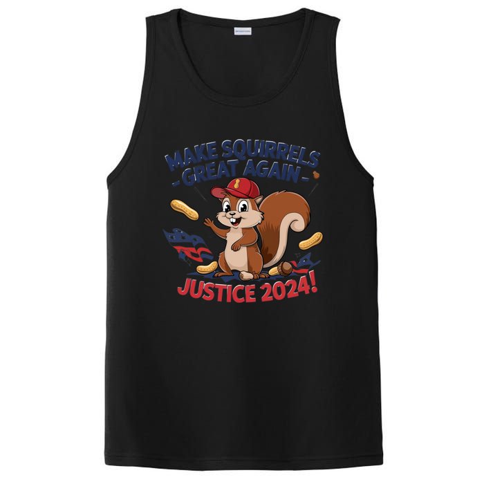 Make Squirrels Great Again Justice 2024 Peanut PosiCharge Competitor Tank