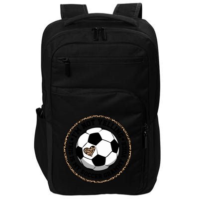 My Soccer Grammy Voice Grammy Of A Soccer Player Grammy Gift Impact Tech Backpack