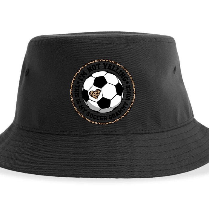 My Soccer Grammy Voice Grammy Of A Soccer Player Grammy Gift Sustainable Bucket Hat
