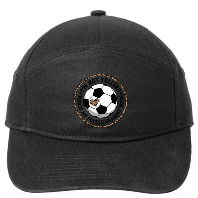 My Soccer Grammy Voice Grammy Of A Soccer Player Grammy Gift 7-Panel Snapback Hat