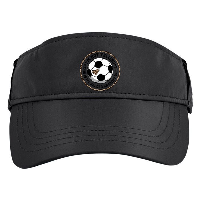 My Soccer Grammy Voice Grammy Of A Soccer Player Grammy Gift Adult Drive Performance Visor