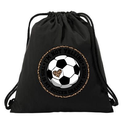 My Soccer Grammy Voice Grammy Of A Soccer Player Grammy Gift Drawstring Bag