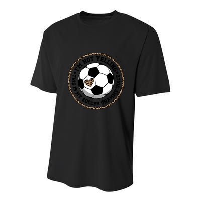 My Soccer Grammy Voice Grammy Of A Soccer Player Grammy Gift Youth Performance Sprint T-Shirt
