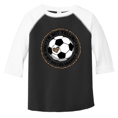 My Soccer Grammy Voice Grammy Of A Soccer Player Grammy Gift Toddler Fine Jersey T-Shirt