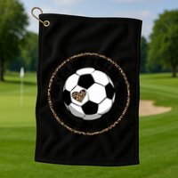 My Soccer Grammy Voice Grammy Of A Soccer Player Grammy Gift Golf Towel