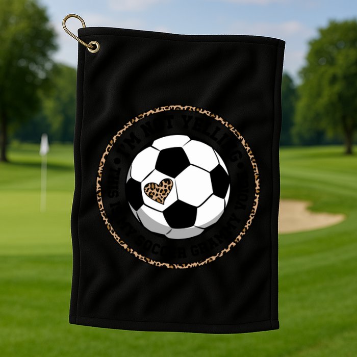 My Soccer Grammy Voice Grammy Of A Soccer Player Grammy Gift Golf Towel