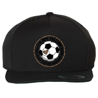 My Soccer Grammy Voice Grammy Of A Soccer Player Grammy Gift Wool Snapback Cap