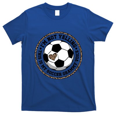 My Soccer Grammy Voice Grammy Of A Soccer Player Grammy Gift T-Shirt