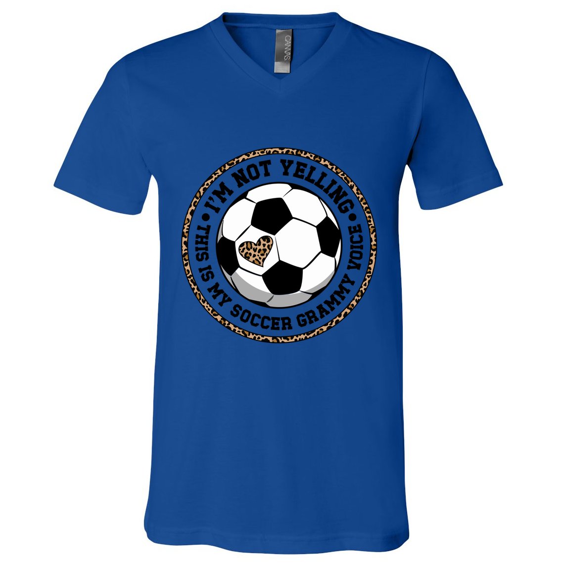 My Soccer Grammy Voice Grammy Of A Soccer Player Grammy Gift V-Neck T-Shirt