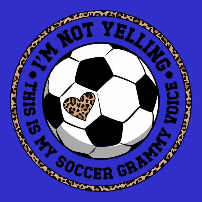 My Soccer Grammy Voice Grammy Of A Soccer Player Grammy Gift Sustainable Knit Beanie