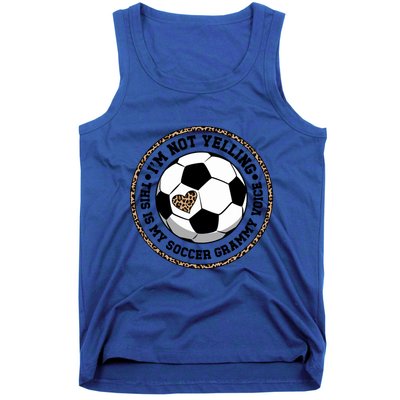 My Soccer Grammy Voice Grammy Of A Soccer Player Grammy Gift Tank Top