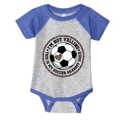 My Soccer Grammy Voice Grammy Of A Soccer Player Grammy Gift Infant Baby Jersey Bodysuit