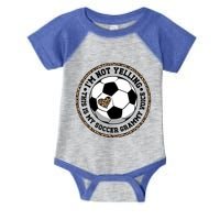 My Soccer Grammy Voice Grammy Of A Soccer Player Grammy Gift Infant Baby Jersey Bodysuit