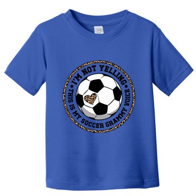 My Soccer Grammy Voice Grammy Of A Soccer Player Grammy Gift Toddler T-Shirt