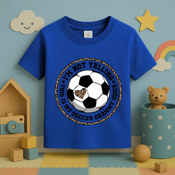 My Soccer Grammy Voice Grammy Of A Soccer Player Grammy Gift Toddler T-Shirt