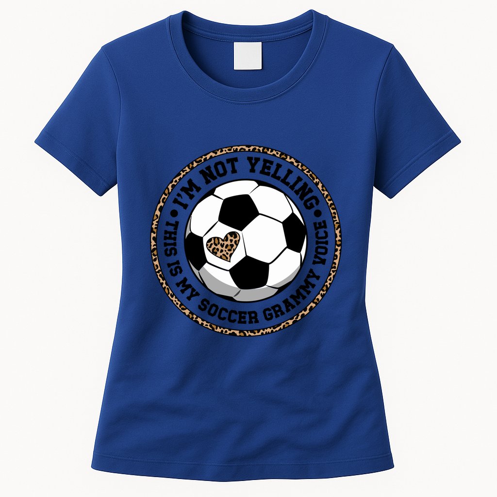 My Soccer Grammy Voice Grammy Of A Soccer Player Grammy Gift Womens T-Shirt