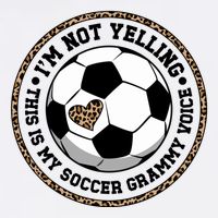 My Soccer Grammy Voice Grammy Of A Soccer Player Grammy Gift Garment-Dyed Sweatshirt